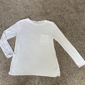 White LS tee from Gap